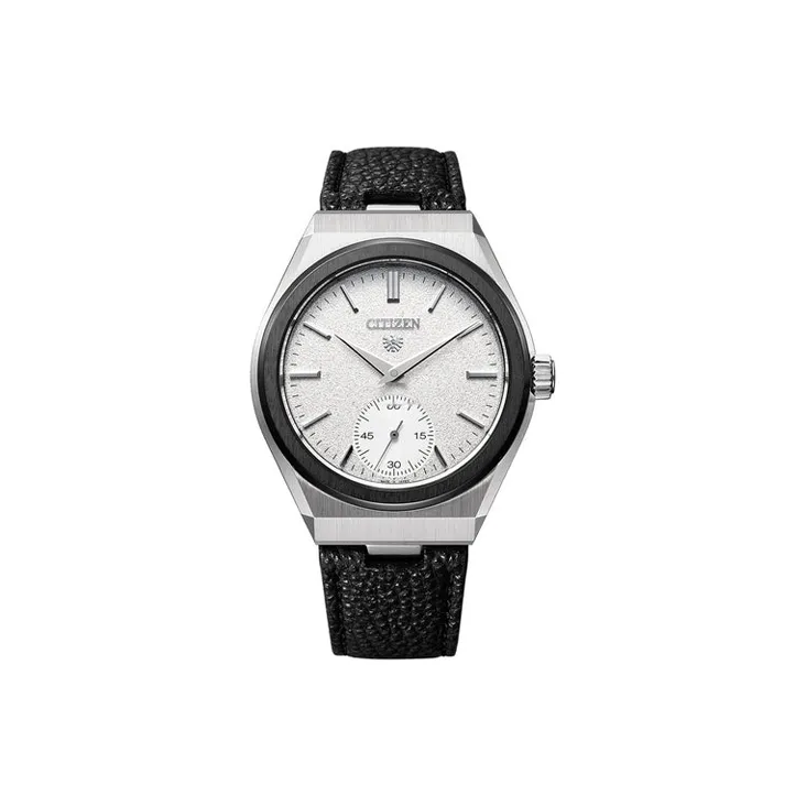 CITIZEN Automatic Mechanical Movement Cowhide Strap Watch 40mm Unisex White Dial NC0207-07A-0