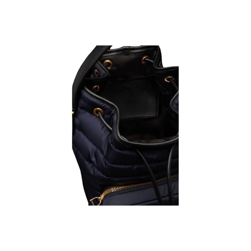 Moncler Kilia Nylon Bucket Bag, One Shoulder Handbag Women's Marine Blue-5