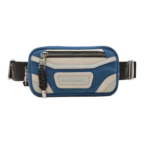 STEVE MADDEN Synthetic Material One Shoulder Crossbody Fanny Pack Women's Blue