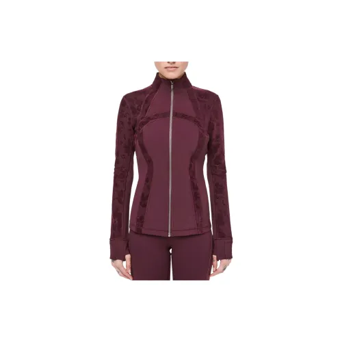 Lululemon Define Series Jackets Women's Lotus Red