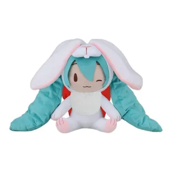 SEGA Hatsune Miku Ufu Year Of The Rabbit LL Size White/Green Dolls Plush Doll 40cm High