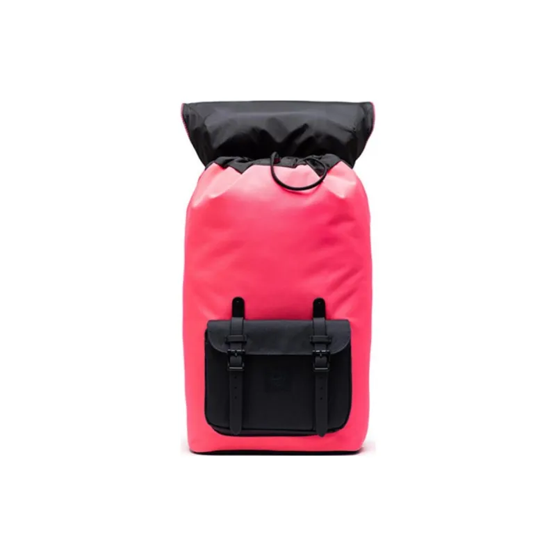 Herschel Polyester Travel Bags Backpack Large Size Unisex Neon Pink/Black-2