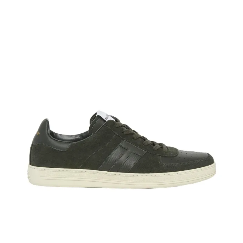 TOM FORD Radcliffe Low Top Skateboard Shoes Men Green-1