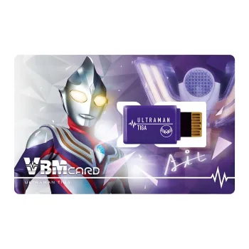 BANDAI Hero Toy Life Wristband Ultraman Tiga Dim VBM Memory Card Toys