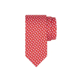 Ferragamo Micro Pattern Printed Tie