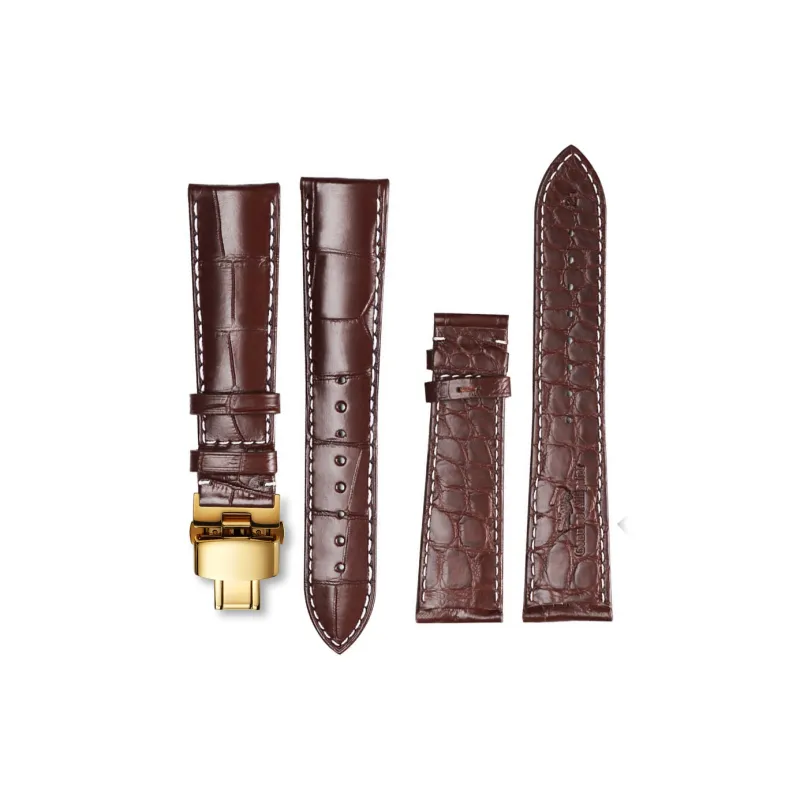 SHIRUI Accessories Omega Compatibility Watch Band 125/75 Genuine Leather Material-63