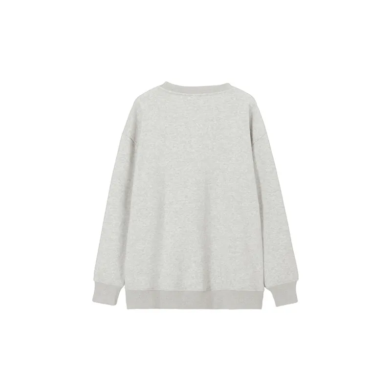 LSVE Sweatshirts Women's White Gray-1