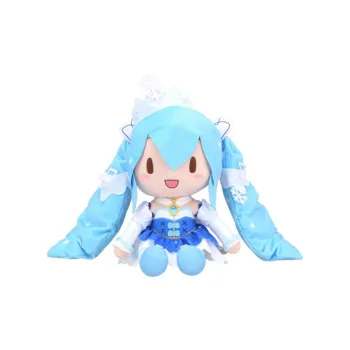 SEGA Hatsune Miku Vocaloid Snow Miku Dolls Plush Doll 27cm Height