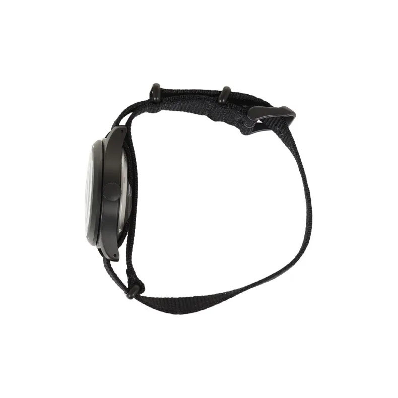 SEIKO Automatic Mechanical Movement Nylon Strap Watch 39.4mm Men's Watch Black Dial SBSA167-1