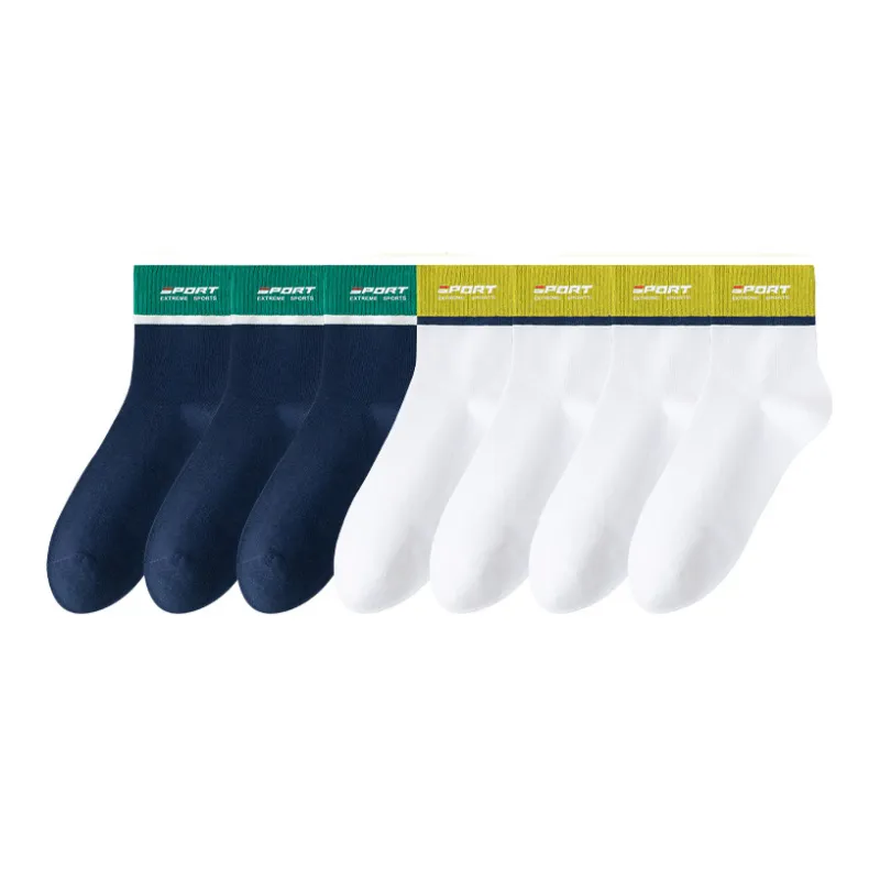 Lan Miao Mid Calf Socks Men 7 Pack-8
