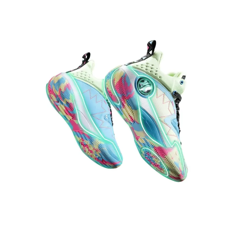 QIUTEXIONG Cushioning, Slip Resistant, Abrasion Resistant, Support, Rebound High Top Basketball Shoes Unisex-8