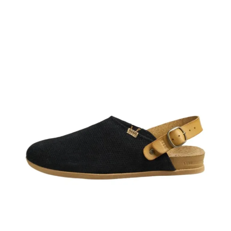 REEF Slip-Resistant Wrap-toe Slippers Unisex Black-0
