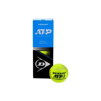 DUNLOP Atp Pressureless Tennis Balls Training Ball Sports Yellow