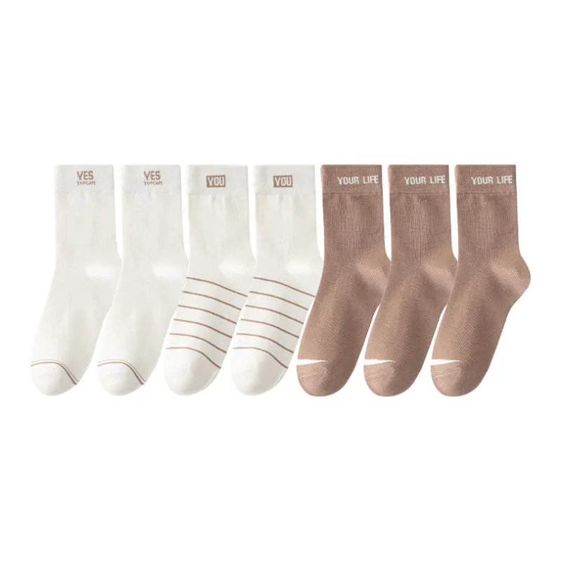 Lan Miao Mid Calf Socks Men 7 Pack-7