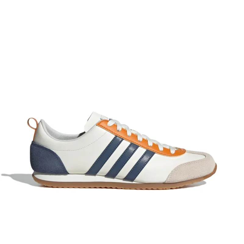 Adidas VS JOG 2.0 Anti Slip Wear Resistant Low Top Casual Shoes Unisex White Blue-1