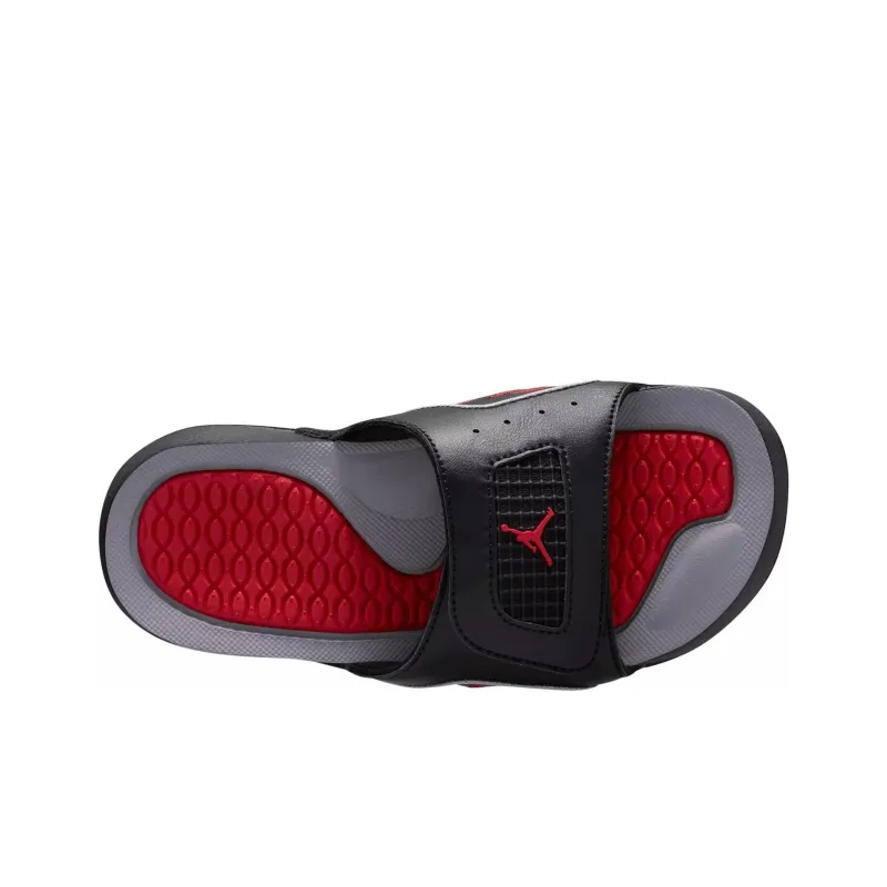 Jordan Hydro 4 Anti Slip Wear Resistant Kids' Slippers Black Teenagers-2