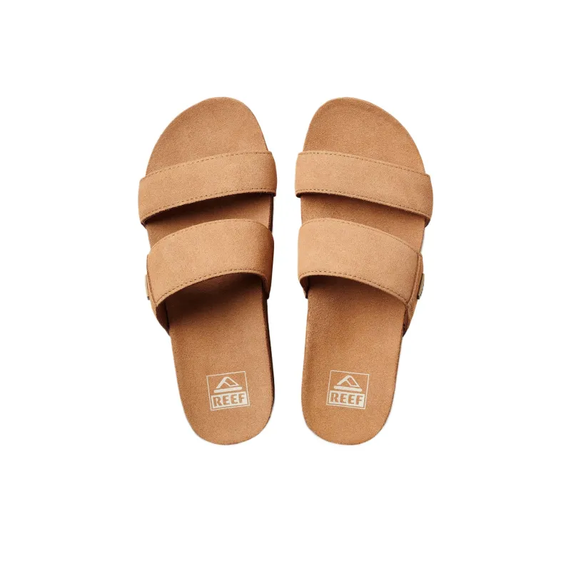 REEF Vista Hi Suede Strap Sandals Women's Brown-3