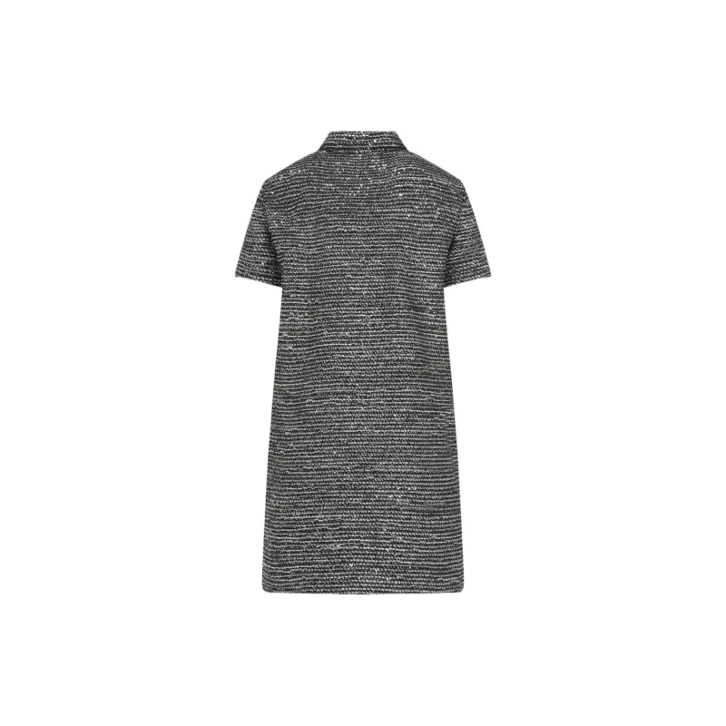 GUCCI Tweed Collared Shirt Dress-1