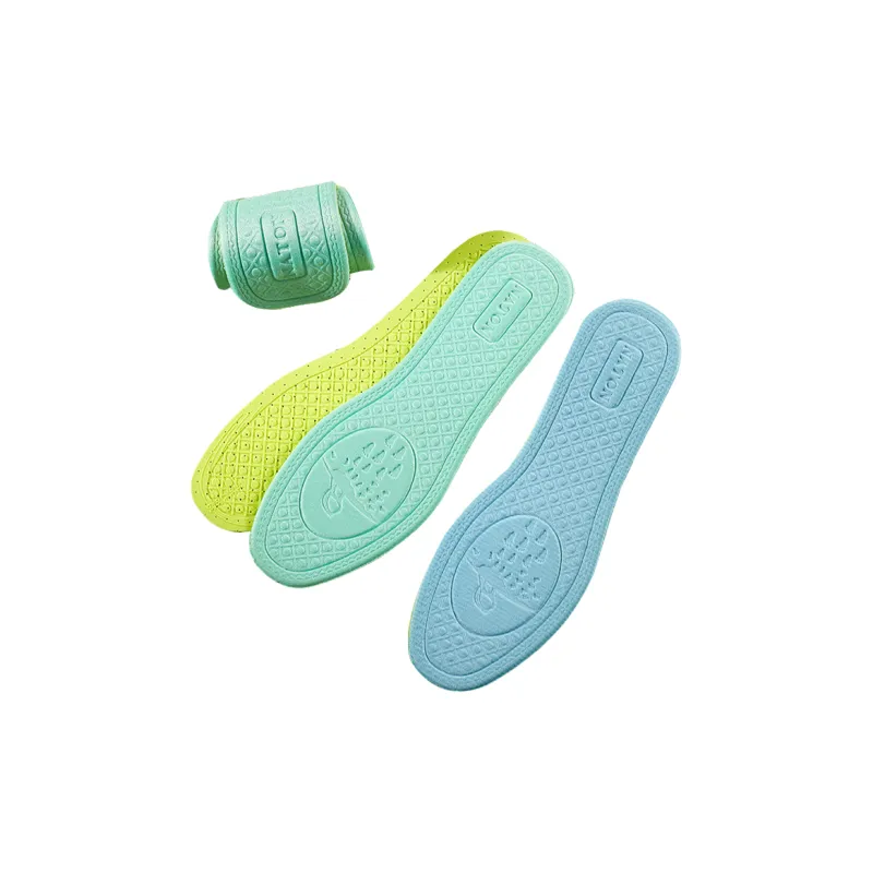 Step Cloud Eco Friendly Foam Breathable Mesh Mint Mugwort Essence Insoles Unisex-2