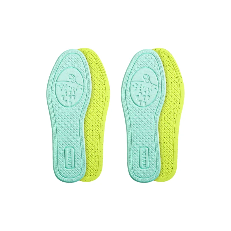 Step Cloud Eco Friendly Foam Breathable Mesh Mint Mugwort Essence Insoles Unisex-3