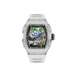 HBR926-White Case White Strap
