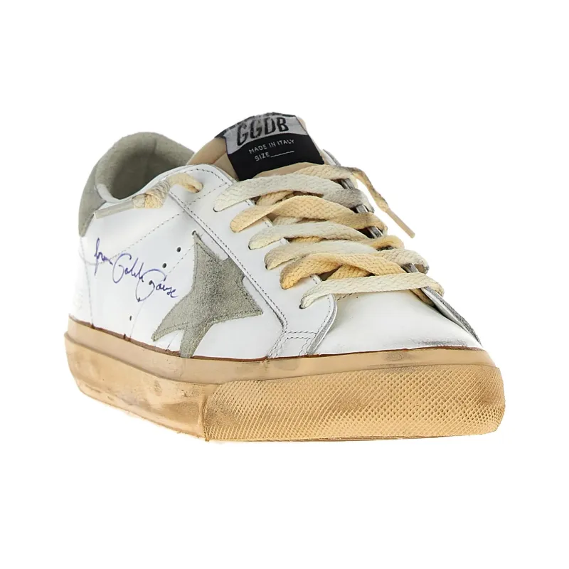 Golden Goose Super Star Low Top Skateboard Shoes Men White-2