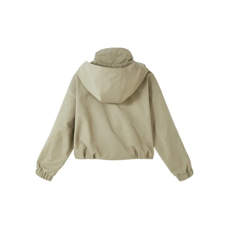 XIANGYING Jackets Coats Women's Army Green-1