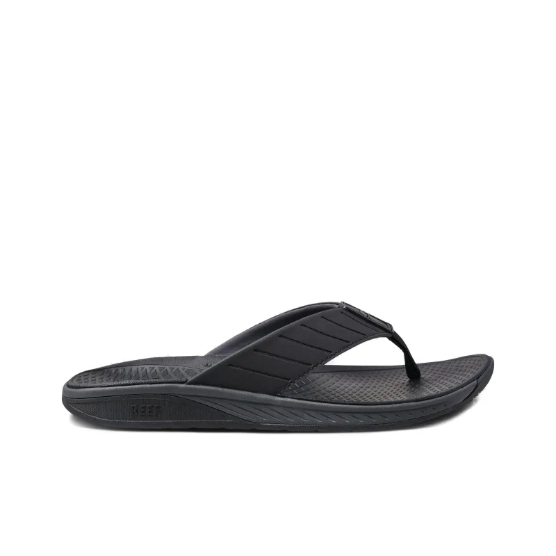 REEF Rubber Sole Slip-Resistant Quick Dry Flip Flops Men Black-1