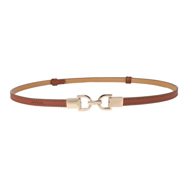 MEXICAN Cow Split Leather Belts Women's 1cm-8