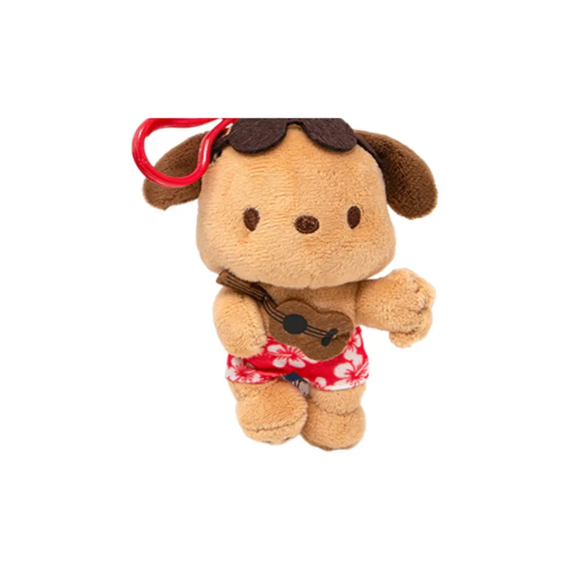 Sanrio Pochacco Hawaii Collection Dolls Plush Pendant /Height-3