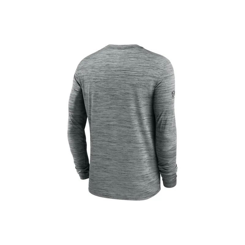 Nike Las Vegas Raiders Sideline Velocity Men's Nike Dri FIT Nfl Long Sleeve T Shirt-1