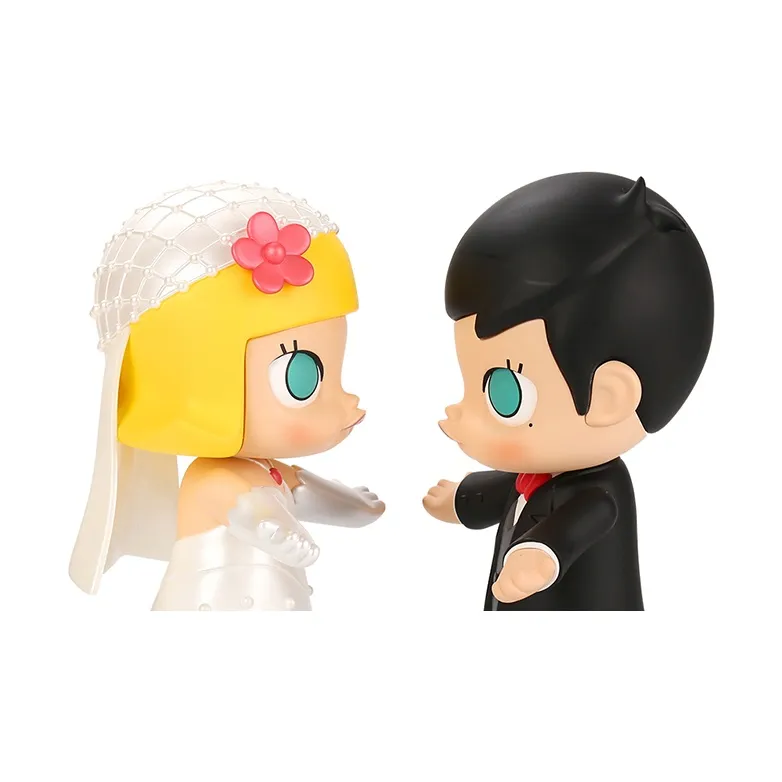 POP MART x Kenny Swork MOLLY Wedding Commemorative Edition Set Trendy Figures 17cm-3