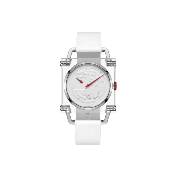 HAMILTON Automatic Mechanical Movement Men's Watches Watch 47mm White Dial Stainless Steel Watch Case Rubber Strap