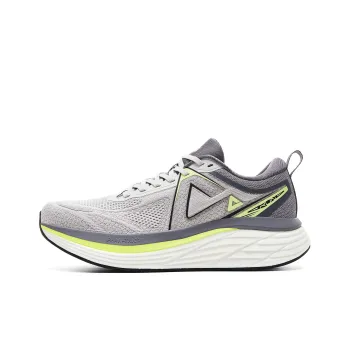PEAK Cushioning Rebound Impact Resistant Wear Resistant Slip Resistant Low Top Training Running Shoes Men's Smoke Gray