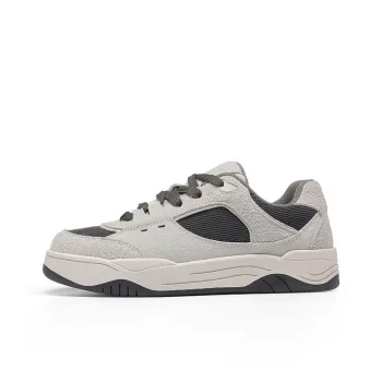 Haobin Thicker Bottom Increases Low Top Skateboard Shoes Unisex Gray Blue
