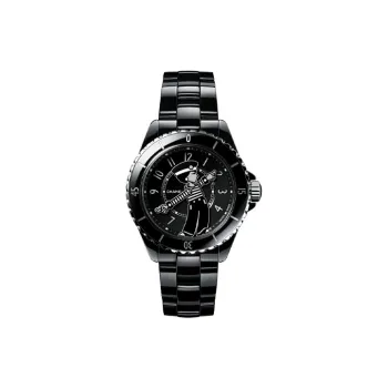 CHANEL J12 Collection Wrist Watch Automatic Mechanical Movement Ceramic Strap 38mm Black Dial Women's Watch