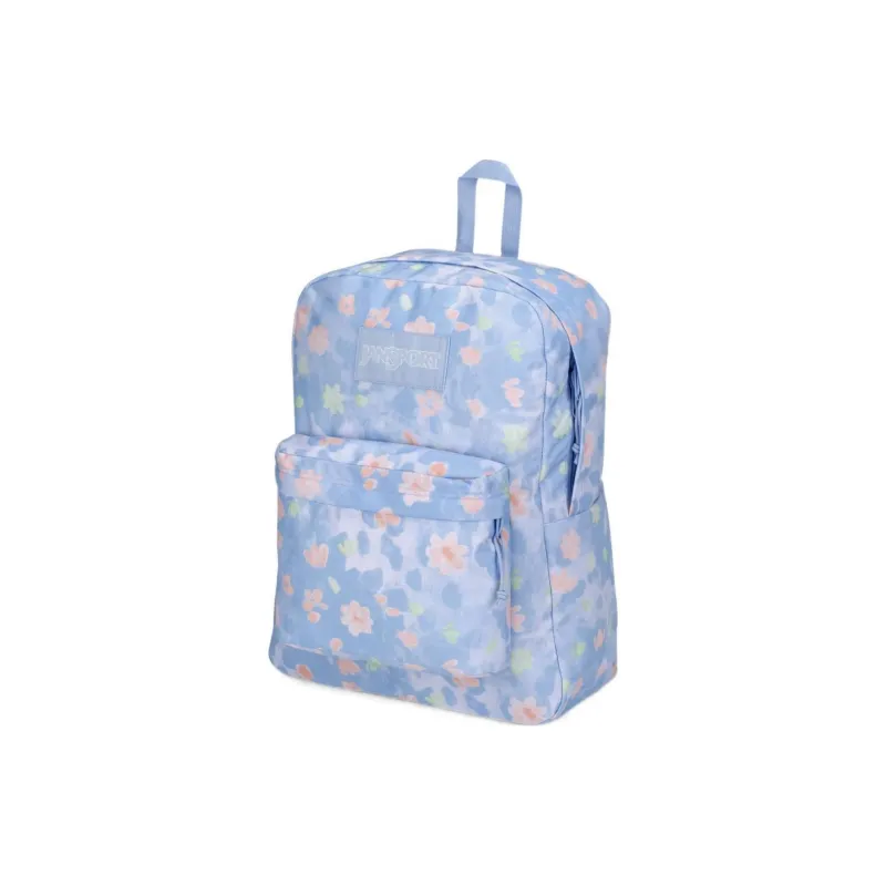 JanSport Polyester Backpack Medium Size Unisex Embroidered Blue-1