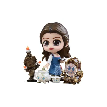 Hot Toys Belle Cosb353 Beauty And The Beast Set Chibi Figures 9.5cm