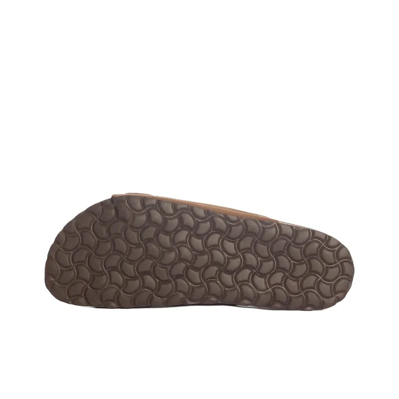 BARBOUR Slide Slippers Men's Brown-5