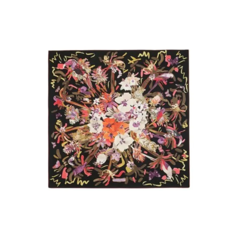 FERRAGAMO Silk Silk Scarves Unisex Multicolor-0