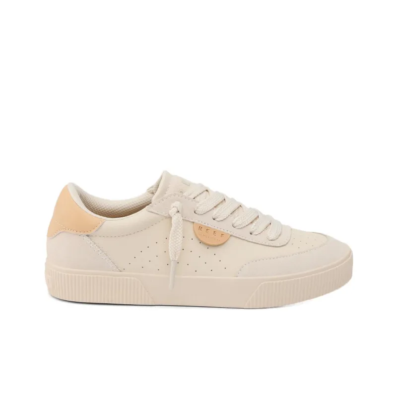 REEF Lay Day Seas Slip-Resistant Mid-Top Casual Shoes Women's Beige-1