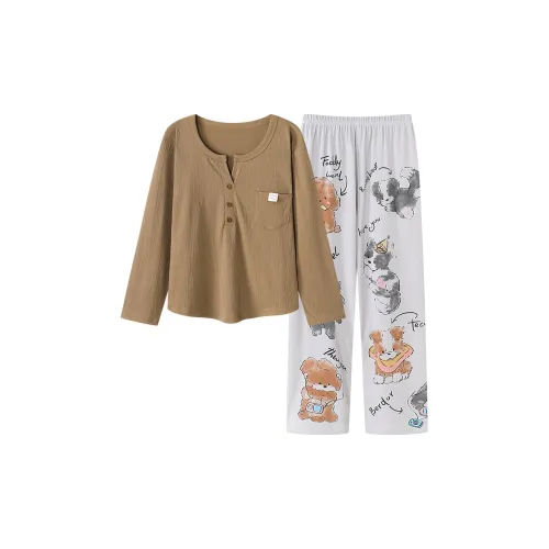 The Story Of The Flower Season Pajama Set Women's Multicolor