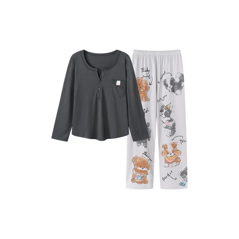 The Story Of The Flower Season Pajama Set Women's Multicolor-0