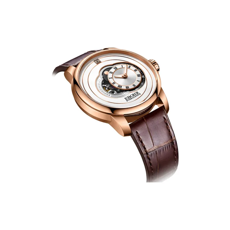 EBOHR Explorer Collection Star Trace, Shenzhen Gift Automatic Mechanical Movement Watch Men's Watches White Dial-1