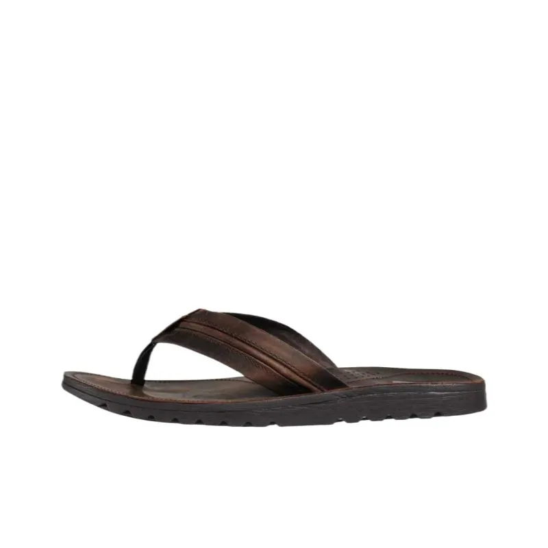 REEF Rubber Sole Quick Dry Flip Flops Men Brown-0