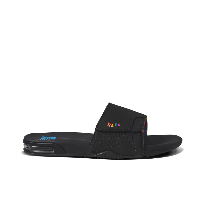 REEF Quick Dry Fanning Slide Slide Slippers Unisex Black-1