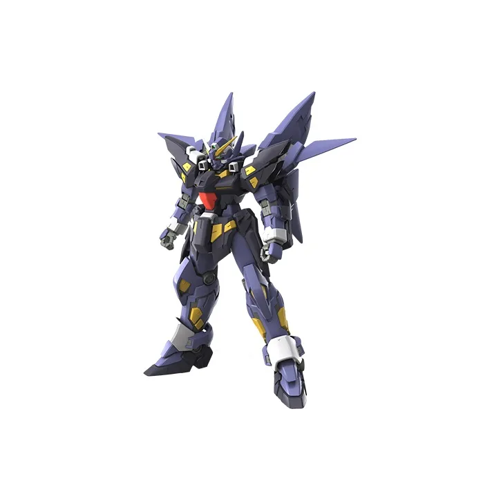 BANDAI HG Super Robot Wars OG Huckebein Mk II Purple Model Kits 17cm-0