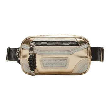 STEVE MADDEN Synthetic Material One Shoulder Crossbody Fanny Pack Women's Gold