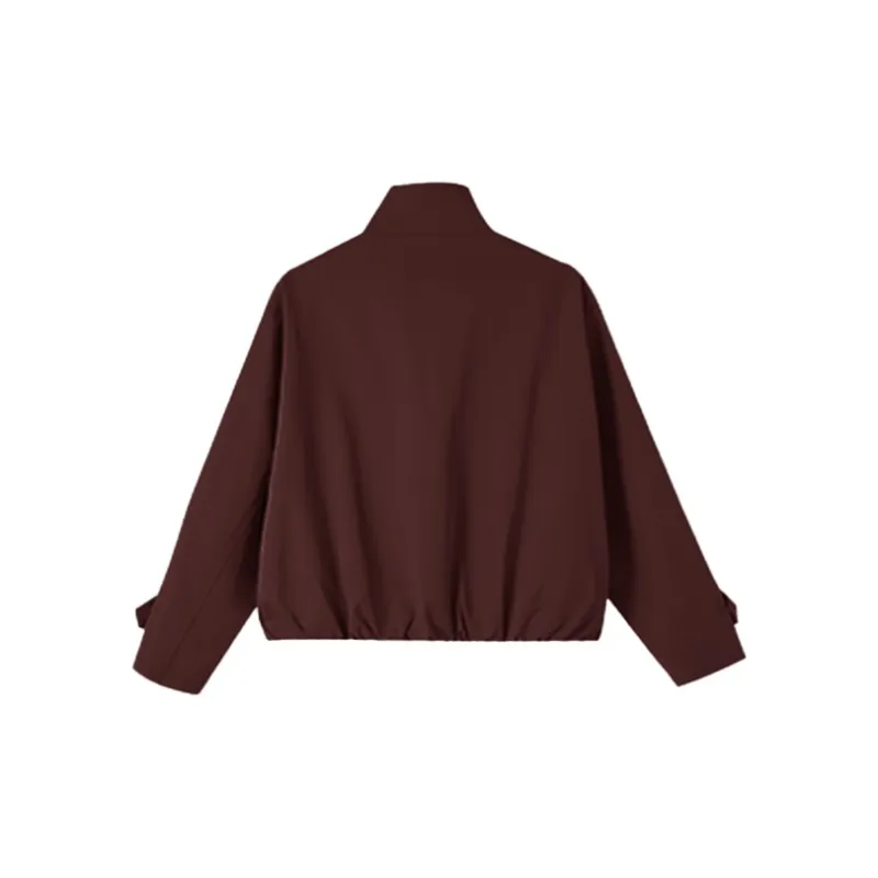 PAZZO Versatile Petite Cropped Trench Coat Jackets & Coats Women's-1
