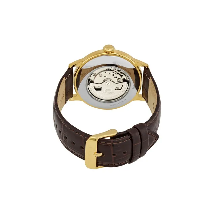 ORIENT Automatic Mechanical Movement Leather Watch Bands Watch Men's Watches White Dial RA-AP0004S-4
